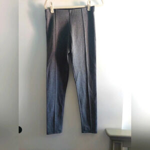 Zara Herringbone Pull-on pant elastic waistband New Large